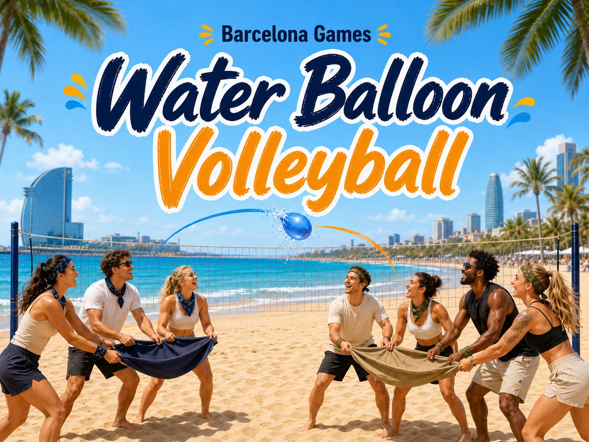 Water Balloon Volleyball poster